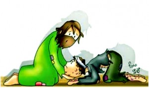 Ver Dibujos de Fano en www.diocesismalaga.es Dibujo de Fano. Catequesis para Cuaresma sobre el perdón.