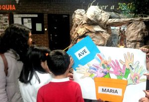 Ofrenda de los niños a Nuestra Señora de Lluc