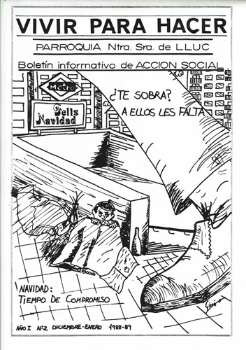 Boletín de Acción Social de la Parroquia Nuestra Señora de Lluc VIVIR PARA HACER Nº2