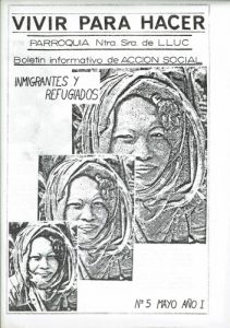 Boletín de Acción Social de la Parroquia Nuestra Señora de Lluc VIVIR PARA HACER Nº5