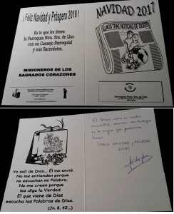 Felicitación de Navidad para las familias de los niños de catequesis de iniciación cristiana.